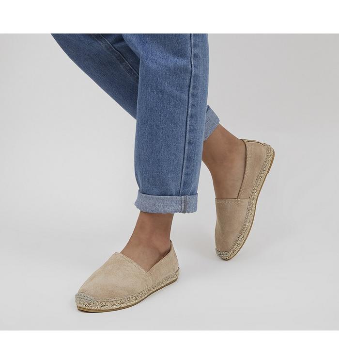 Gaimo for OFFICE Camping Slip On Espadrilles TAN SUEDE
