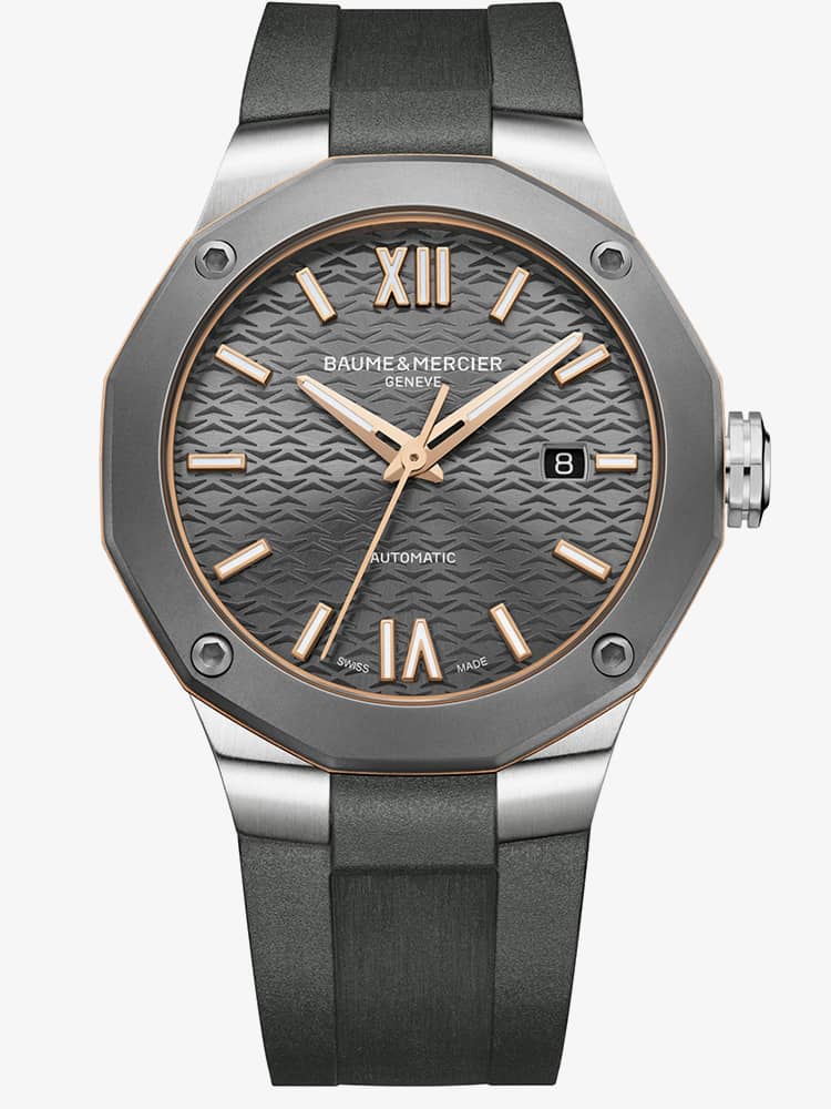 Baume &amp; Mercier Mens Riviera Grey Automatic Watch 10660