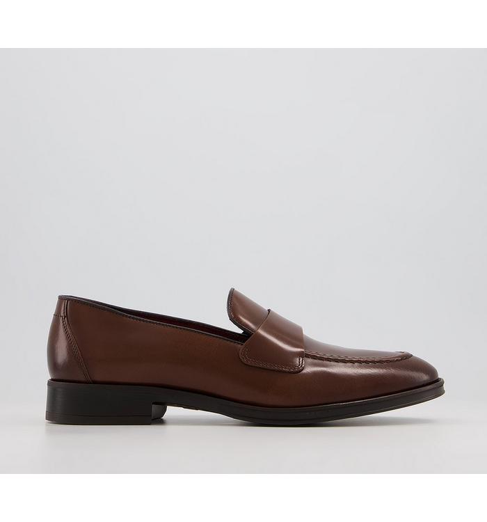 Poste Pearson Saddle Loafers TAN LEATHER