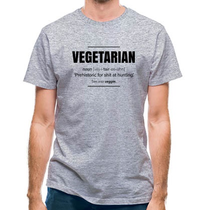 Vegetarian Definition classic fit.