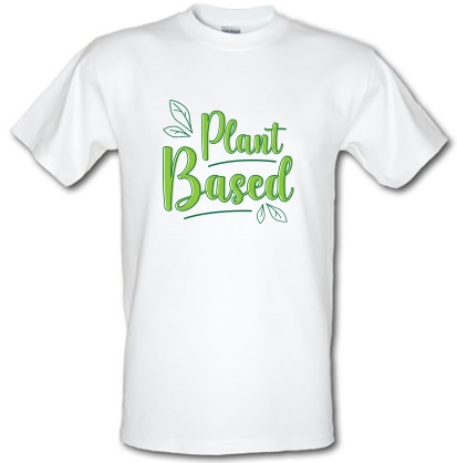 Plant Based male t-shirt.