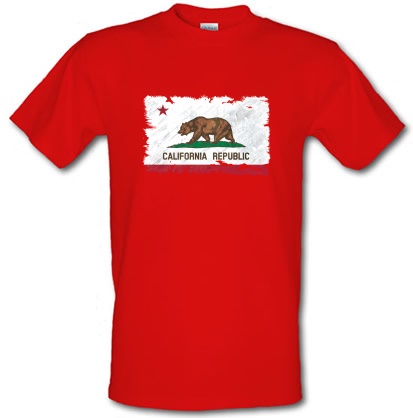 California Republic Flag male t-shirt.