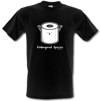 Toilet Roll - Endangered Species male t-shirt.