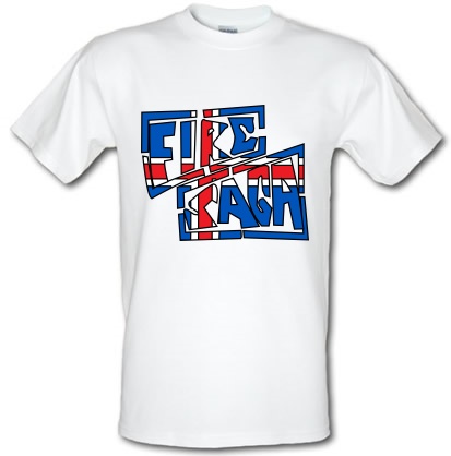 Iceland Fire Saga male t-shirt.