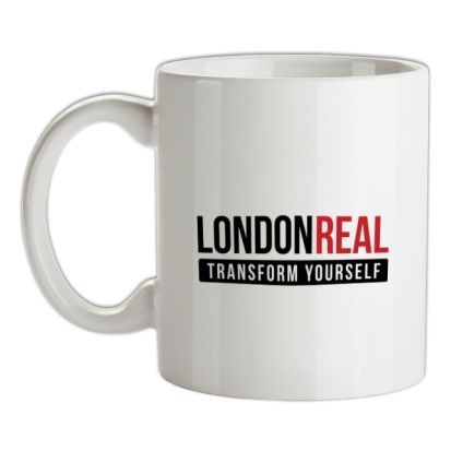 London Real iPhone case mug.