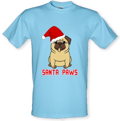 Santa Paws Doggy male t-shirt.