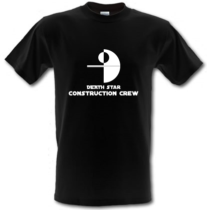 Death Star Construction Crew male t-shirt.