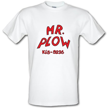 Mr Plow male t-shirt.
