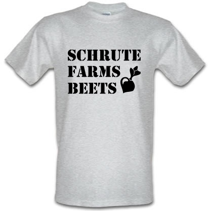 Schrute Farms Beets male t-shirt.