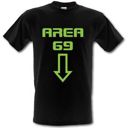 Area 69 male t-shirt.