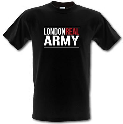 London Real iPhone case male t-shirt.