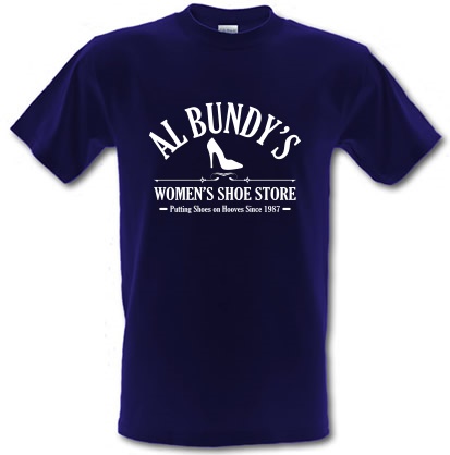 Al Bundys Shoe Store male t-shirt.
