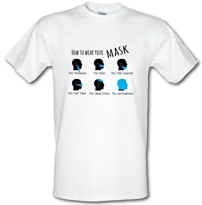 How To Wear Your Mask male t-shirt.