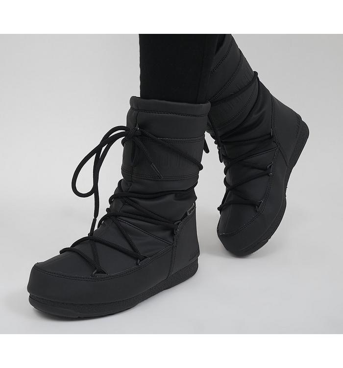 Moon Boot Moon Boots Mid Rubber BLACK