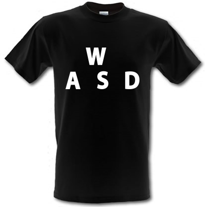 WASD Gaming male t-shirt.
