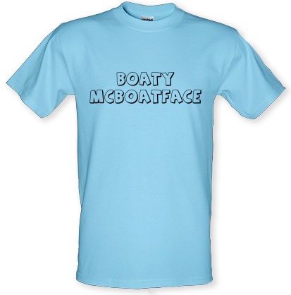 Boaty McBoatface male t-shirt.