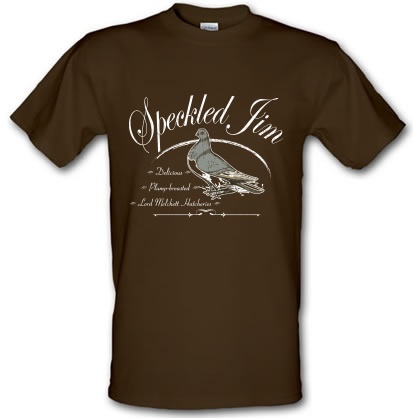Speckled Jim male t-shirt.