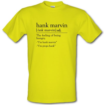 Hank Marvin Definition male t-shirt.