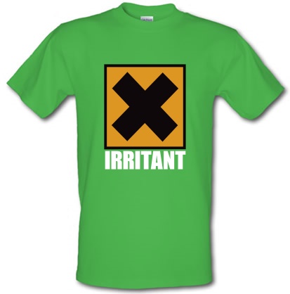 Irritant Chemical male t-shirt.