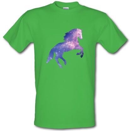 Galaxy Horse male t-shirt.