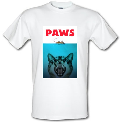 Paws Movie Poster male t-shirt.