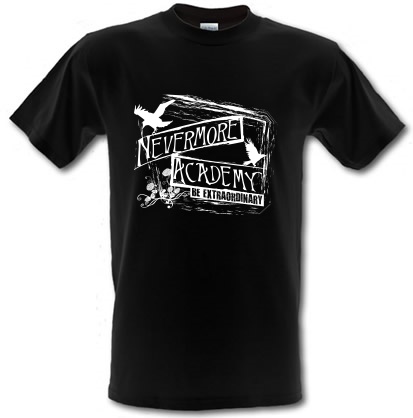 Nevermore male t-shirt.