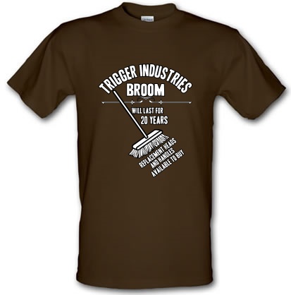 Triggers Broom male t-shirt.