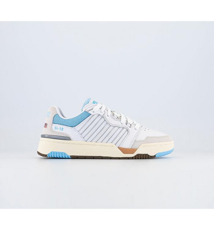 K-swiss Si-18 Rival Trainers White Sky Blue Canyon Sunset