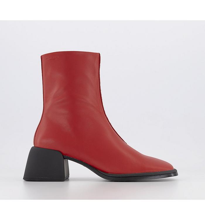 Vagabond Ansie Ankle Boots Red