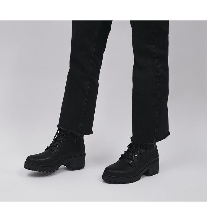 Blowfish Leith Lace Up Boots Black