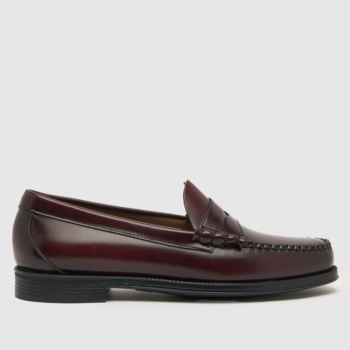 G.H. BASS easy weejuns larson loafer shoes in burgundy