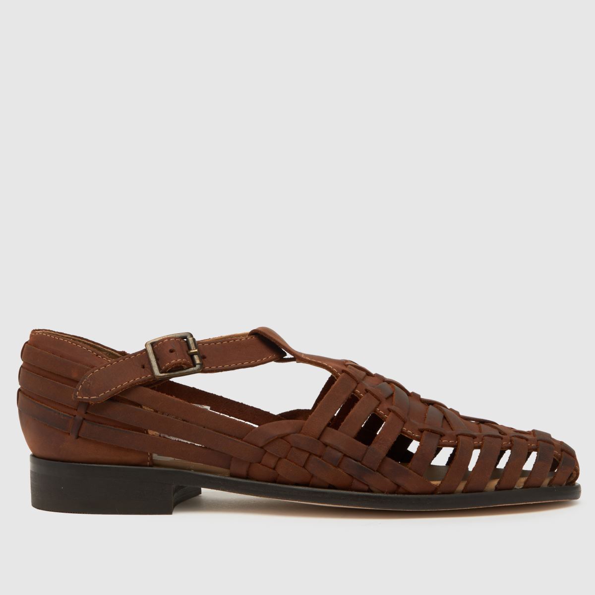 HUDSON LONDON licorice basket sandals in tan