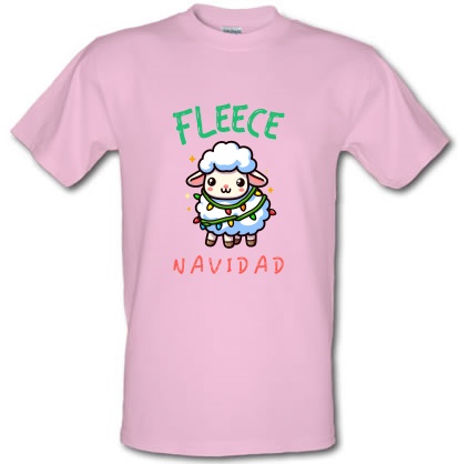 Fleece Navidad male t-shirt.