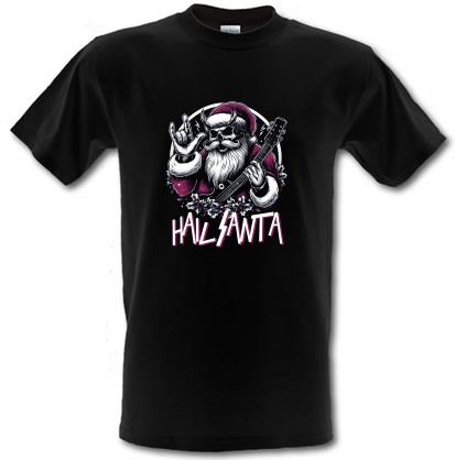 Hail Santa male t-shirt.