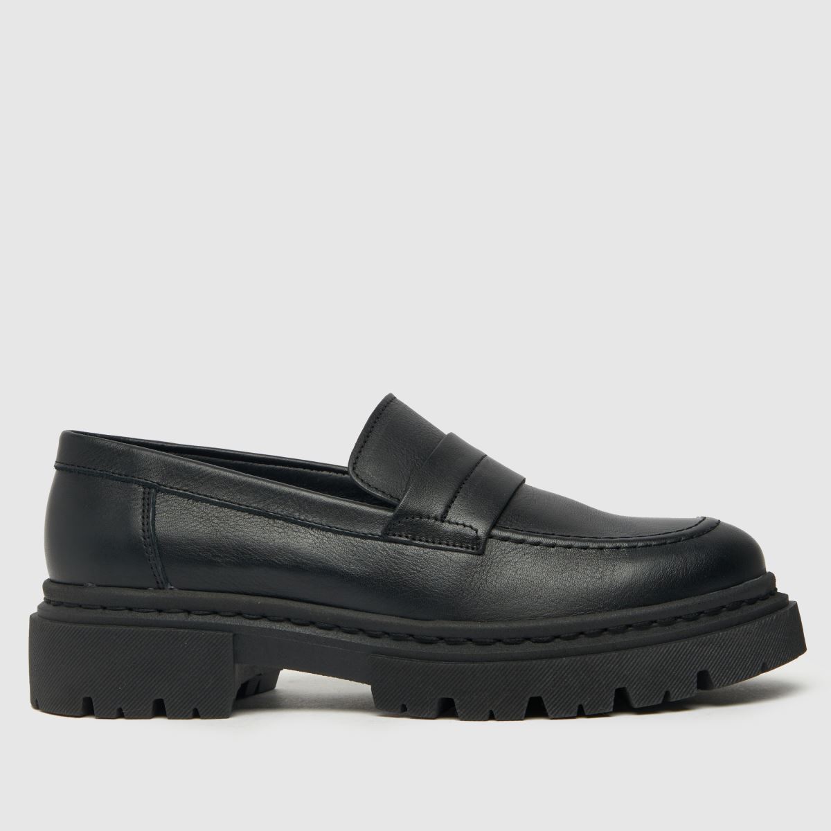 HUDSON LONDON remi loafer flat shoes in black