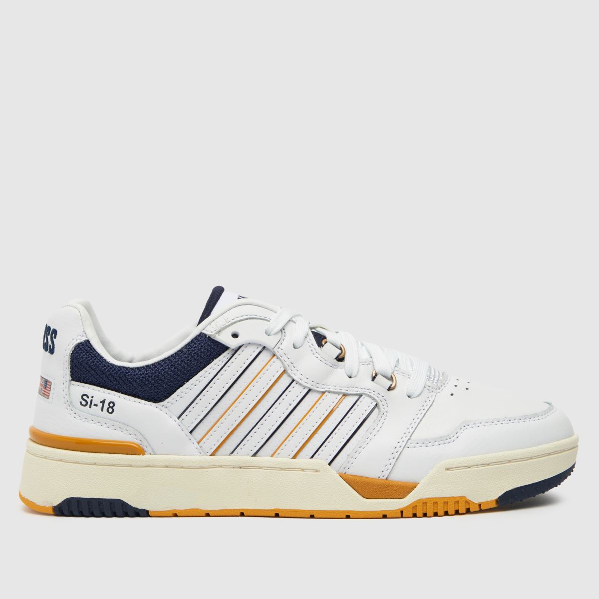 K-SWISS si-18 rival trainers in white & gold