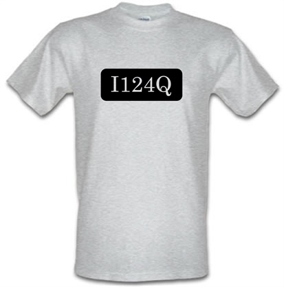 I124Q male t-shirt.