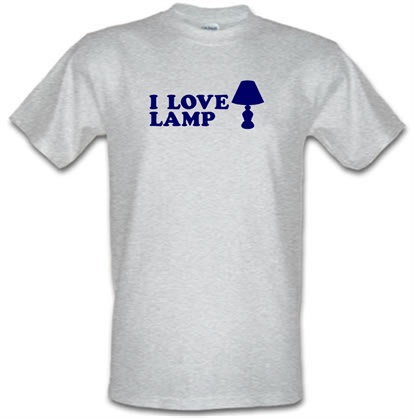 I Love Lamp male t-shirt.