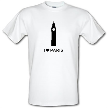 I Love Paris male t-shirt.