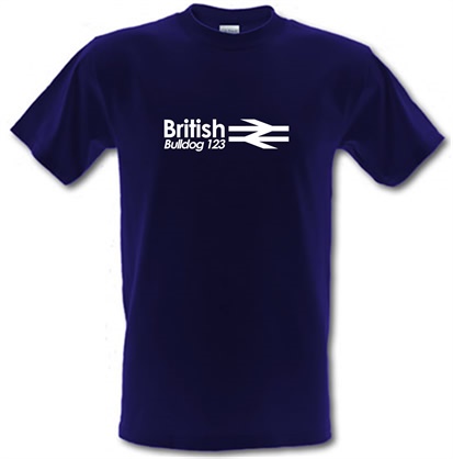 British Bulldog 123 male t-shirt.