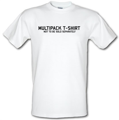 Multipack T-Shirt not to be sold seperately male t-shirt.