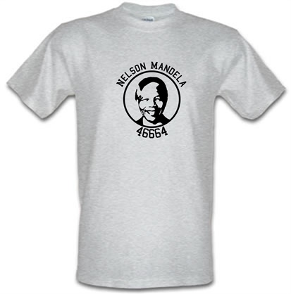 Nelson Mandela- 46664 male t-shirt.
