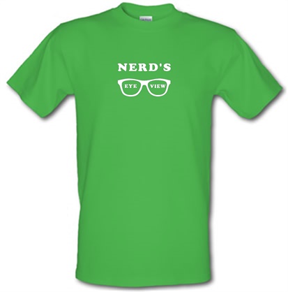 Nerd's Eye View male t-shirt.