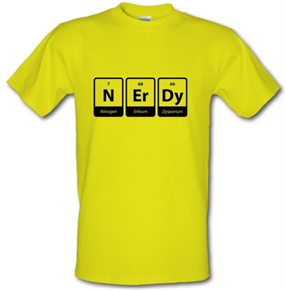 Nerdy male t-shirt.