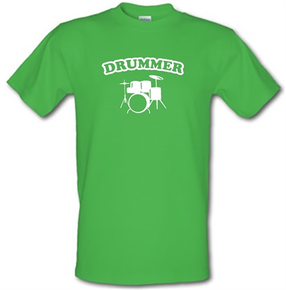 Drummer male t-shirt.