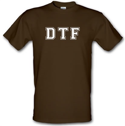 DTF male t-shirt.