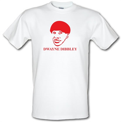 Dwayne Dibbley male t-shirt.