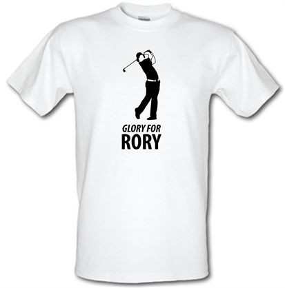 Rory McIlroy - Glory For Rory male t-shirt.