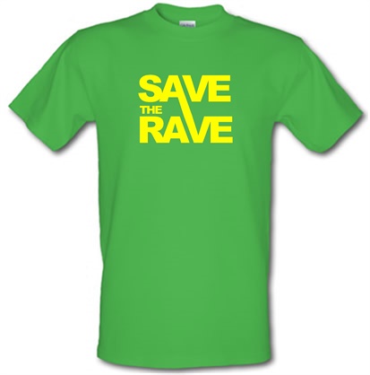 Save The Rave male t-shirt.