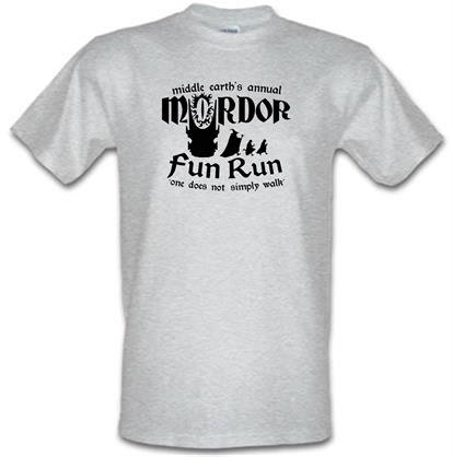 Mordor Fun Run male t-shirt.